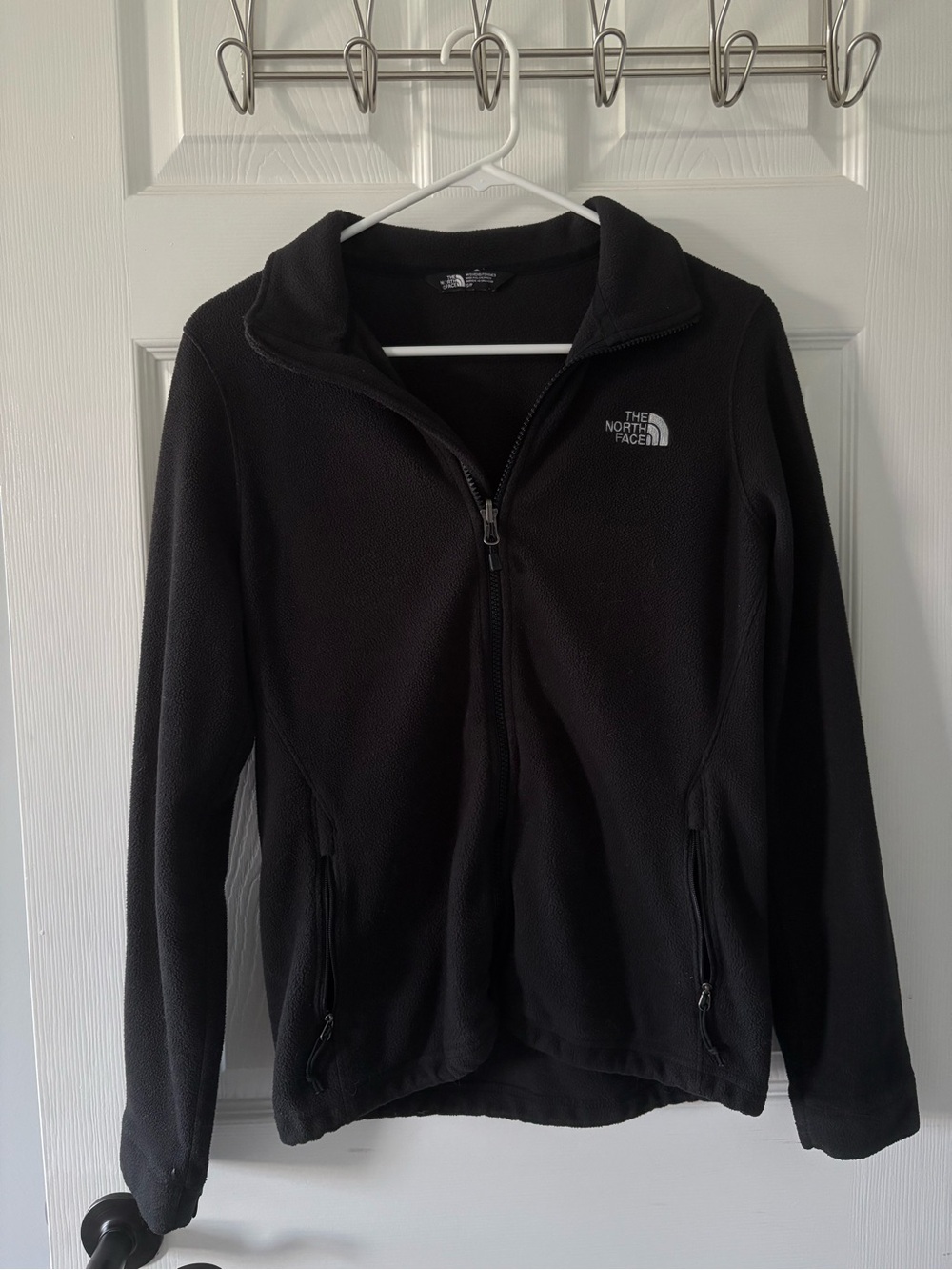 The North Face Women's Black Full-Zip Teddy Fleece Jacket